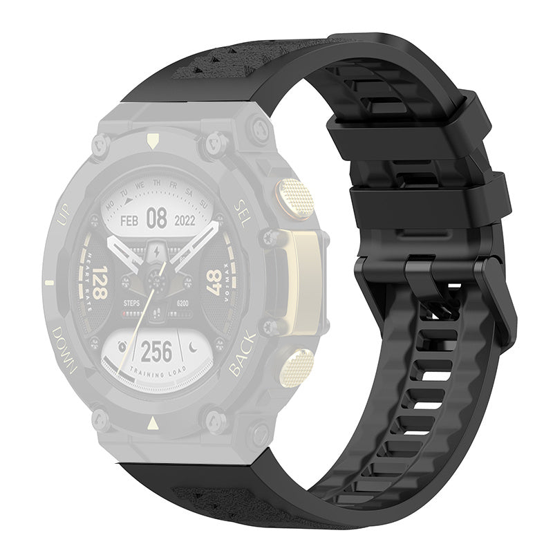 For Huami Amazfit T-Rex 2 Solid Color Soft Silicone Sports Smart Watch Band Replacement Wrist Strap For Huami Amazfit T-Rex 2 Solid Color Soft Silicone Sports Smart Watch Band Replacement Wrist Strap